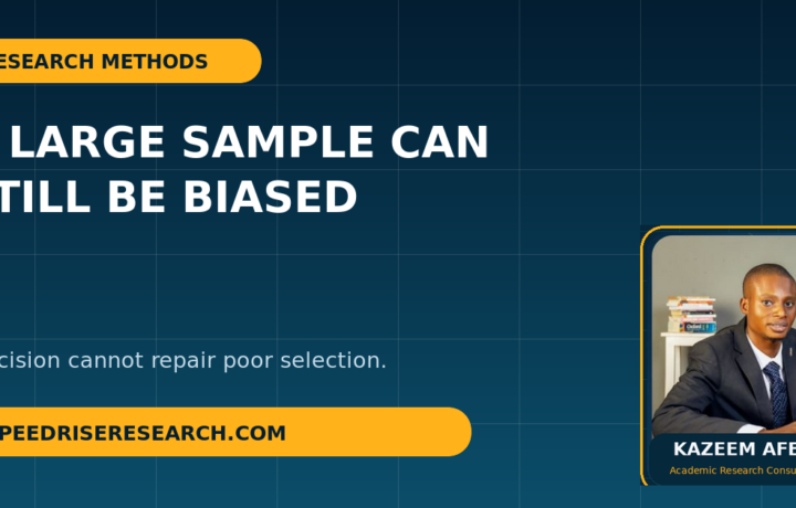 Why a Large Sample Does Not Guarantee Representative Research